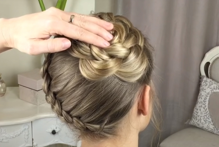 Inverted braid how to weave step by step instructions