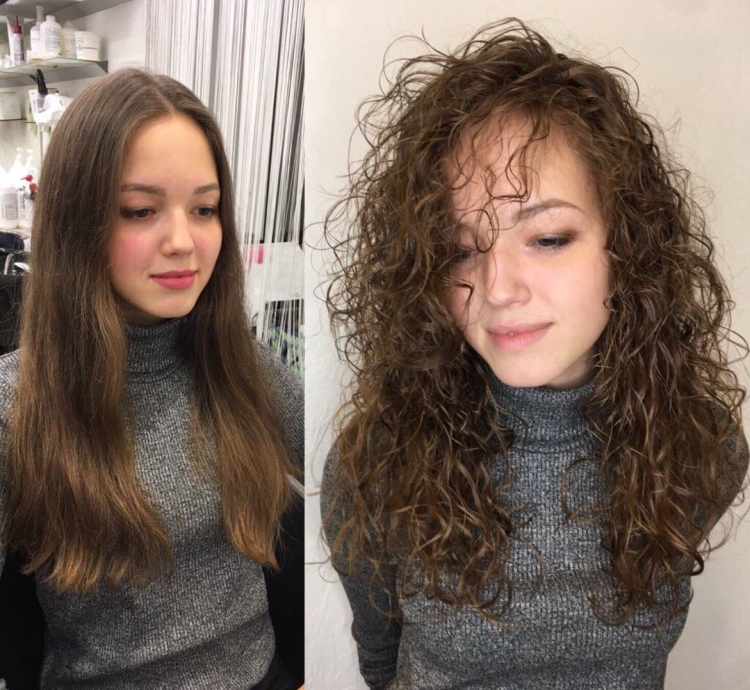 Bio-curling for medium, short, long hair