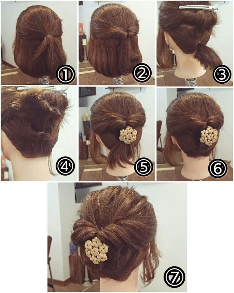 Evening hairstyles for medium hair