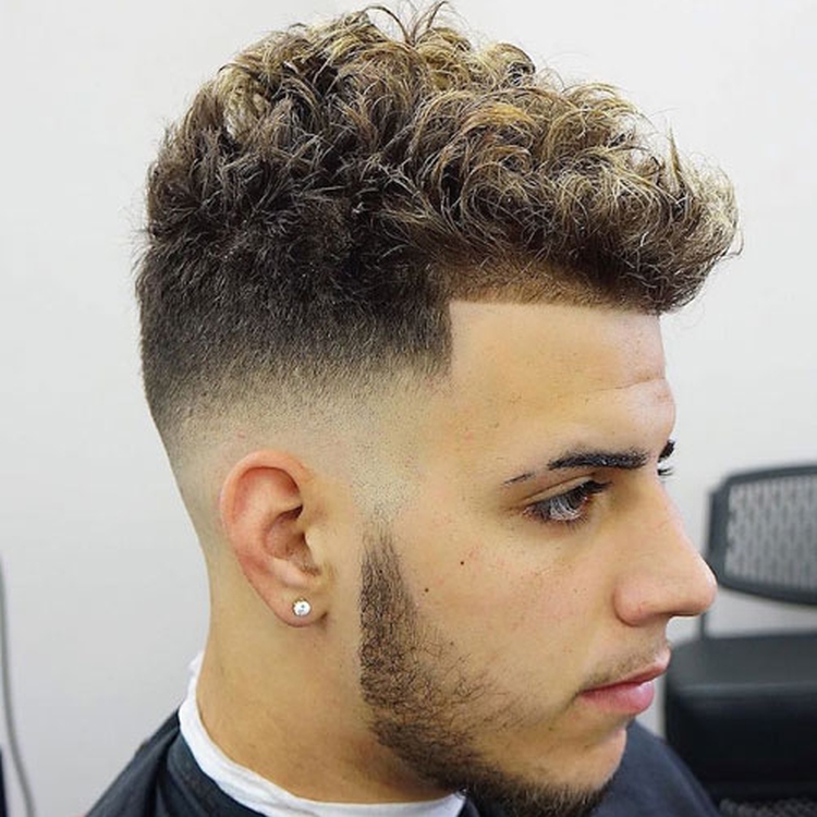 Men's haircuts for curly hair