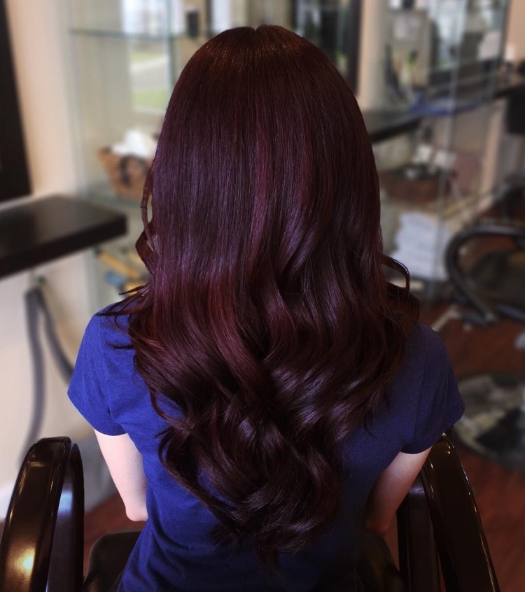 Ripe cherry hair color