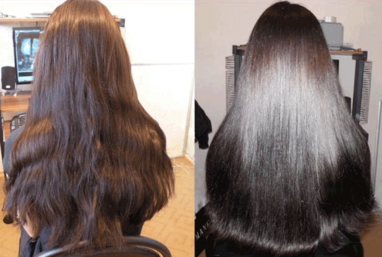 Homemade hair lamination without gelatin