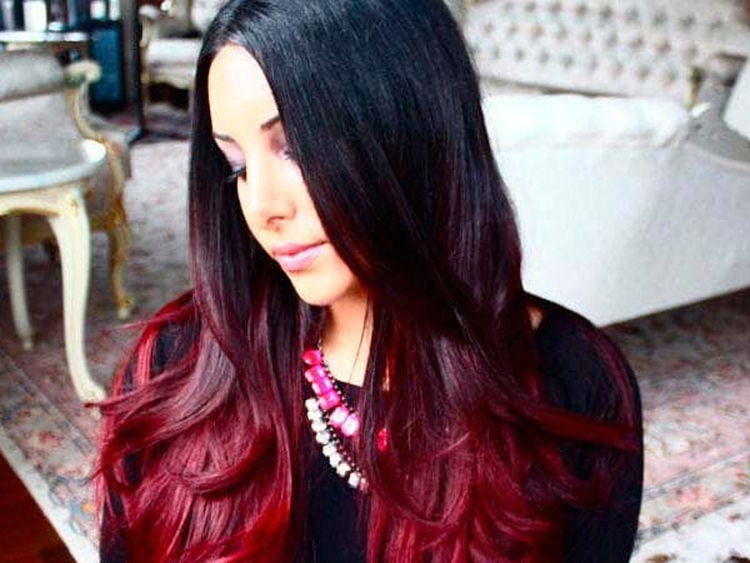 Ripe cherry hair color