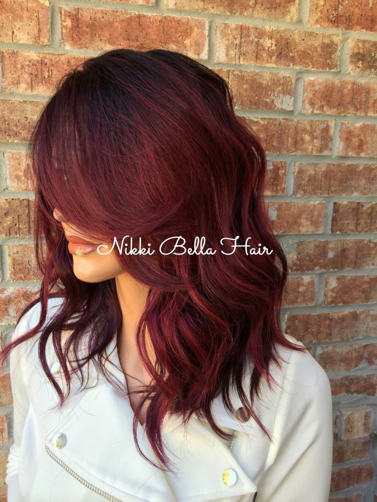 Ripe cherry hair color