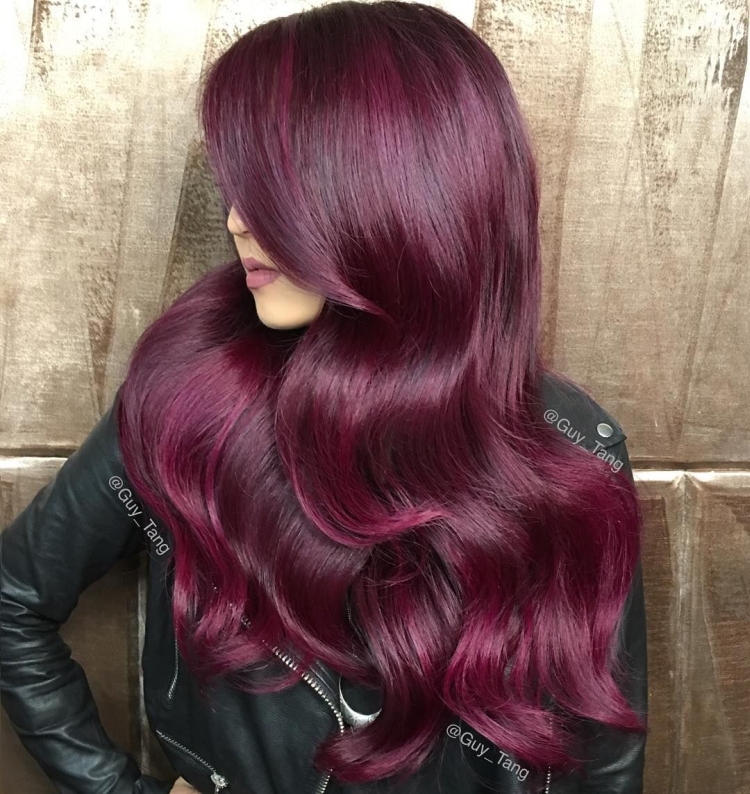 Ripe cherry hair color