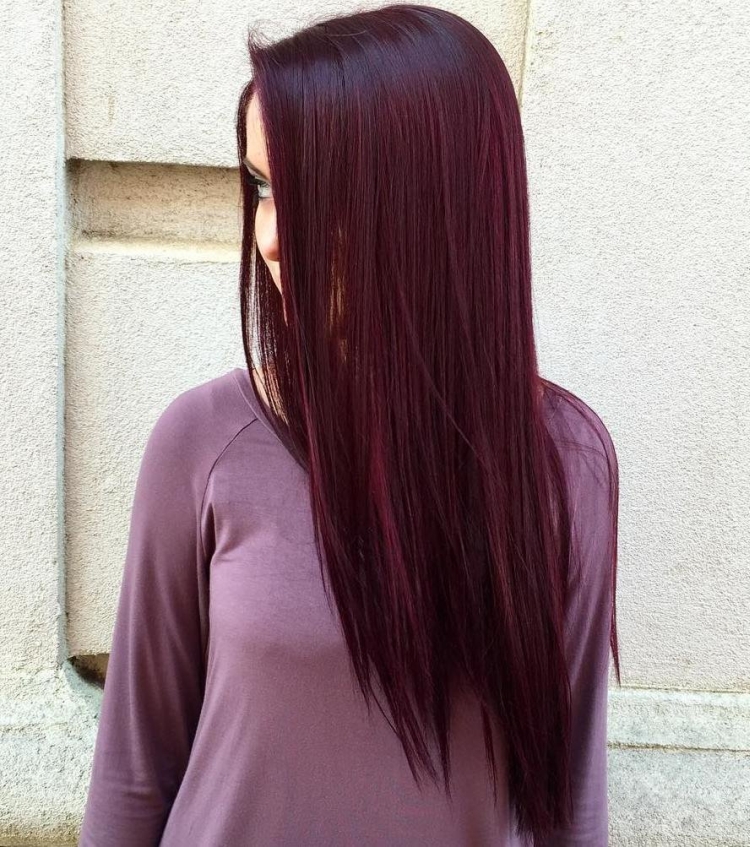 Ripe cherry hair color