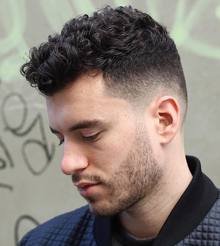 Men's haircuts for curly hair