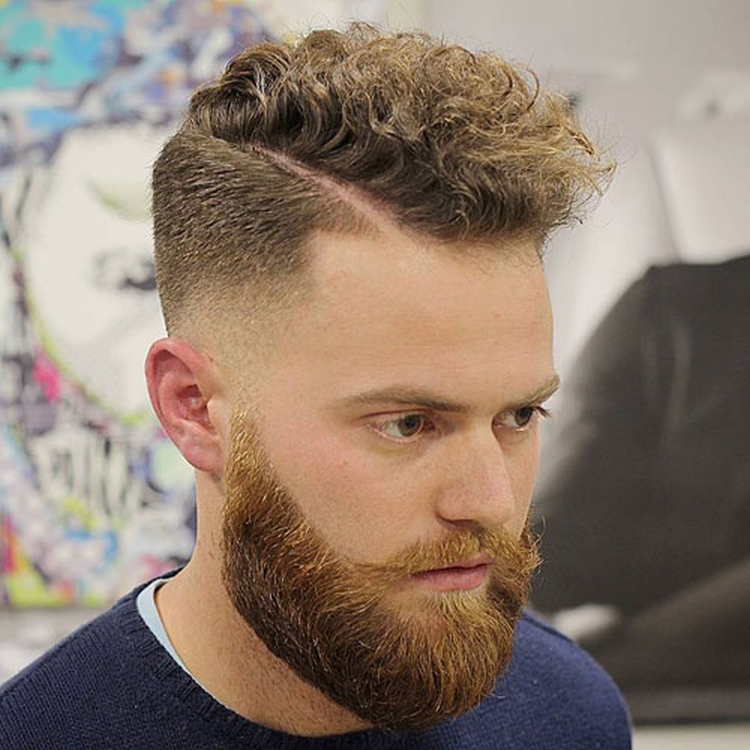 Men's haircuts for curly hair