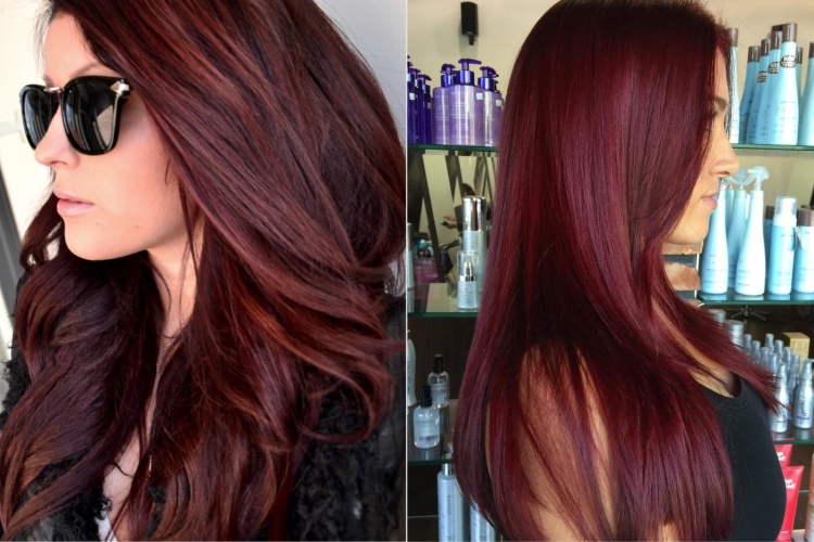 Ripe cherry hair color