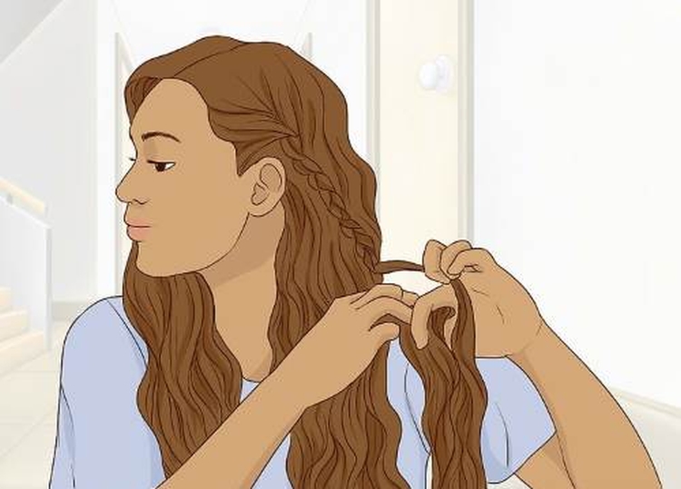 French braids for girls with step by step photos