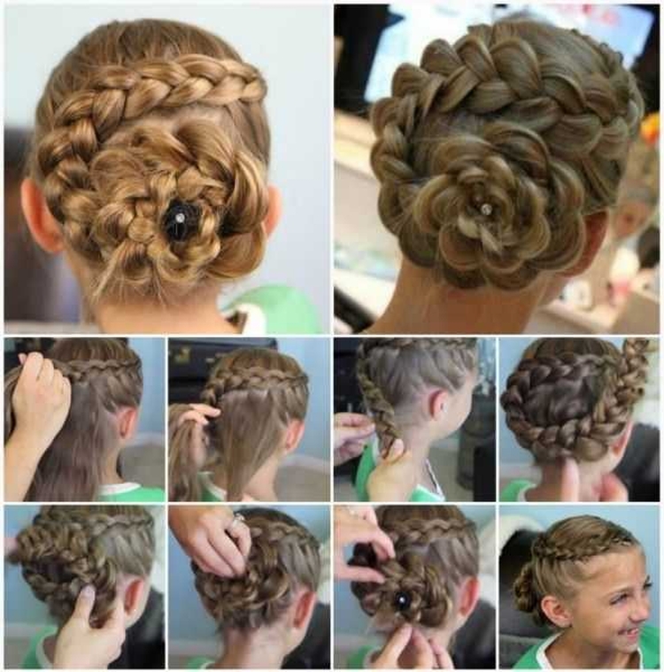 French braids for girls with step by step photos