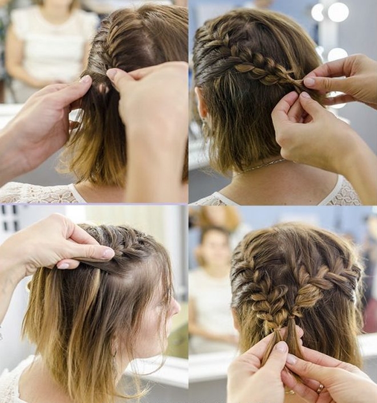 French braids for girls with step by step photos