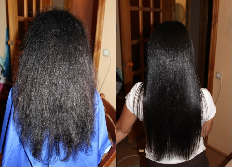 How to do keratin hair straightening at home