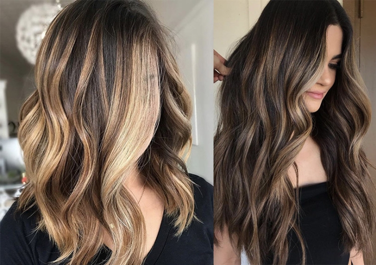 Complex hair coloring for brunettes photo