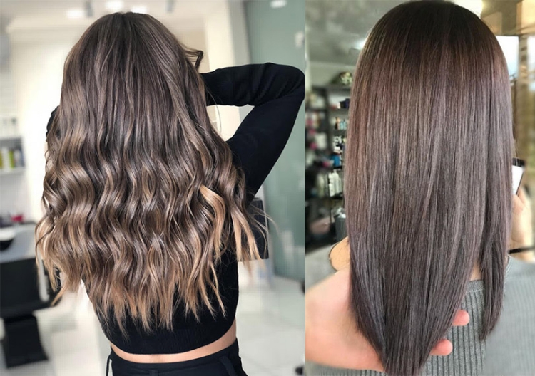 Complex hair coloring for brunettes photo