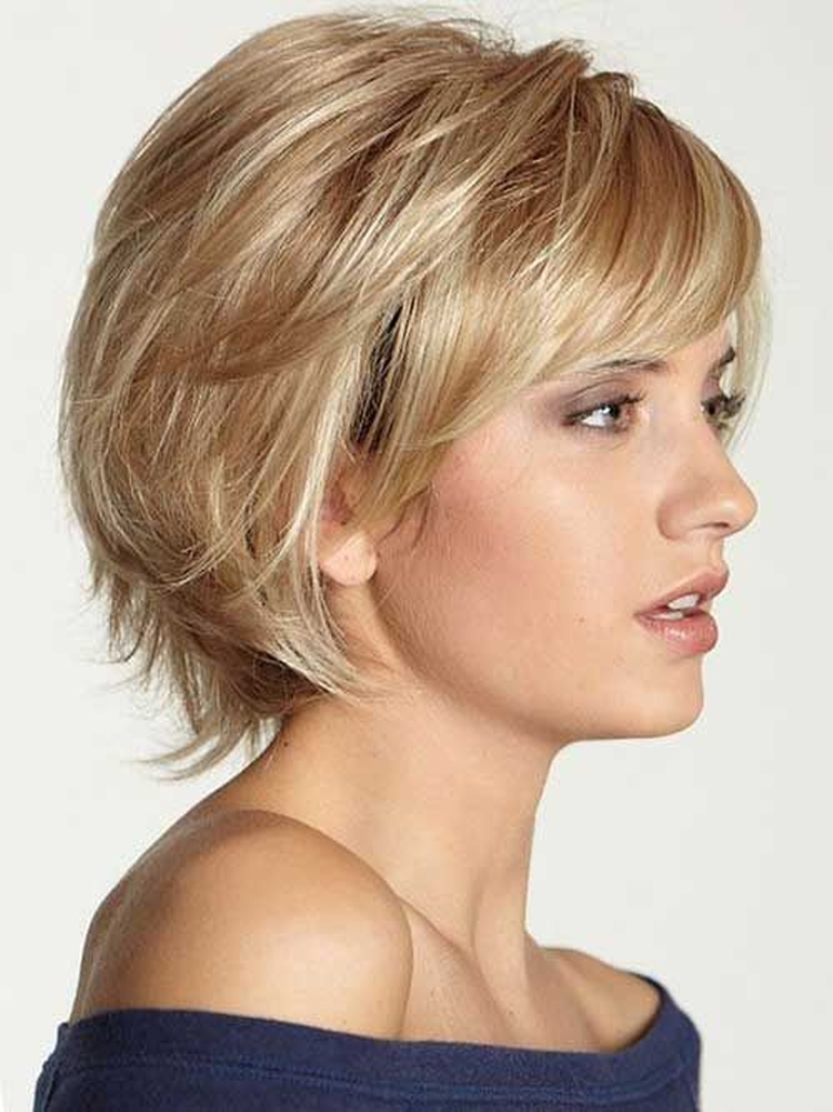 Haircut for short hair with bangs