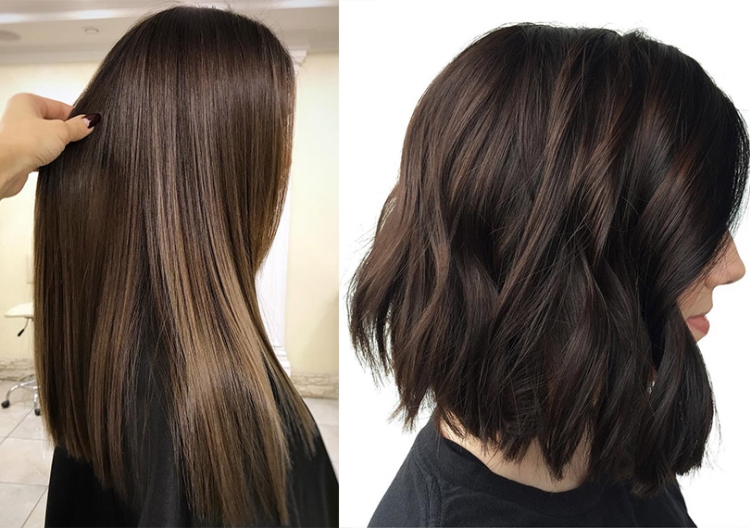 Complex hair coloring for brunettes photo