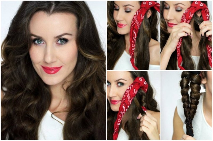 How to make curls without curlers and curling irons at night