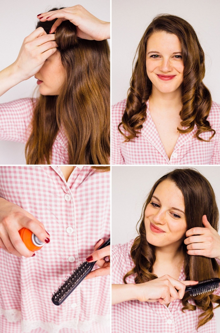 How to make curls without curlers and curling irons at night