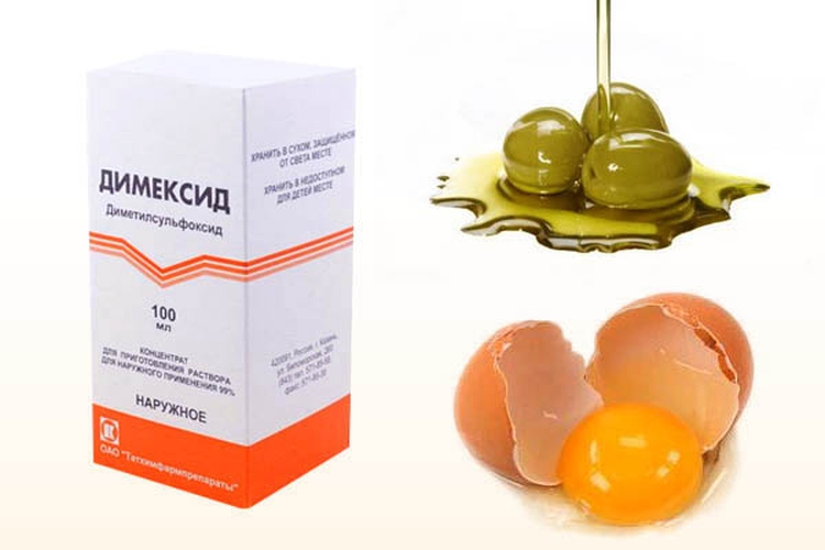 Hair mask with Dimexide for growth