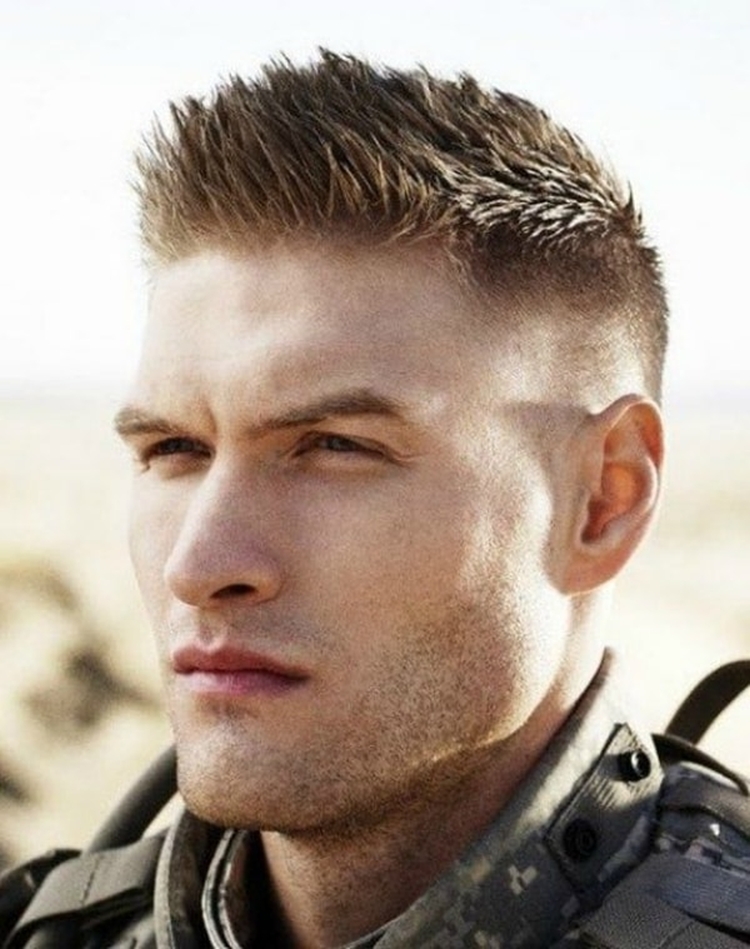 Men's sports hairstyle