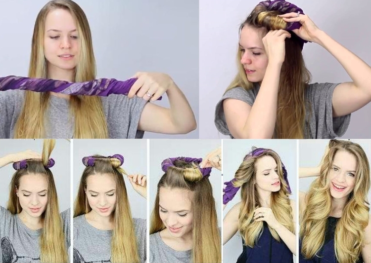 How to make curls without curlers and curling irons at night