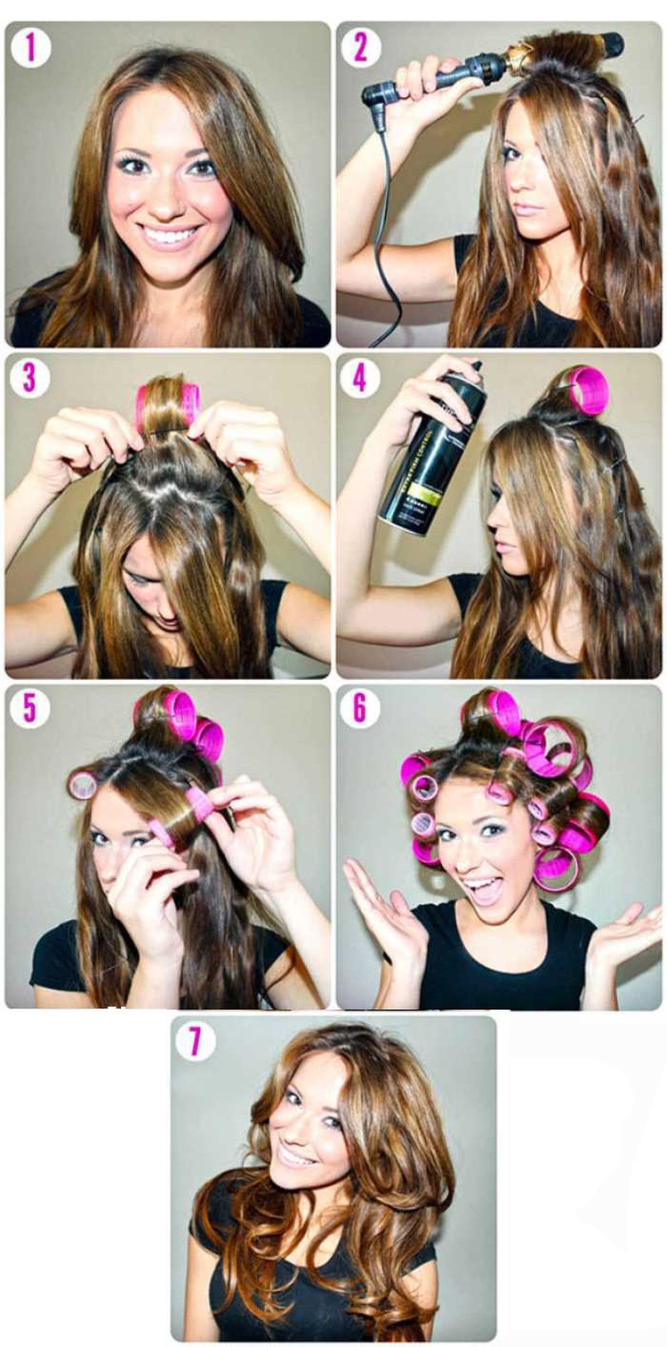 How to use Velcro curlers