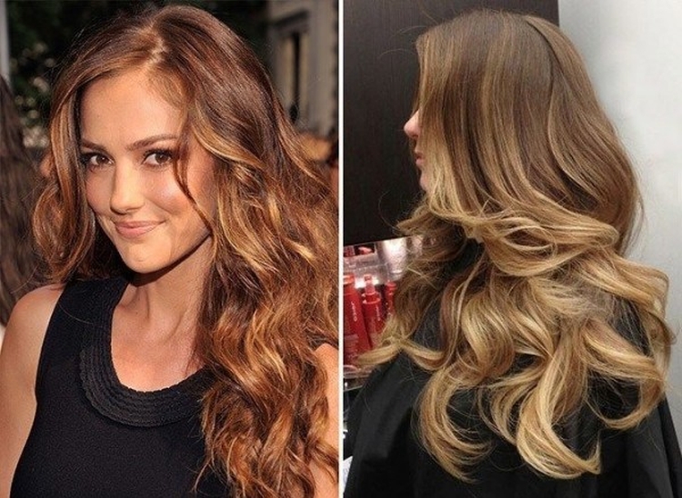 Complex hair coloring for brunettes photo