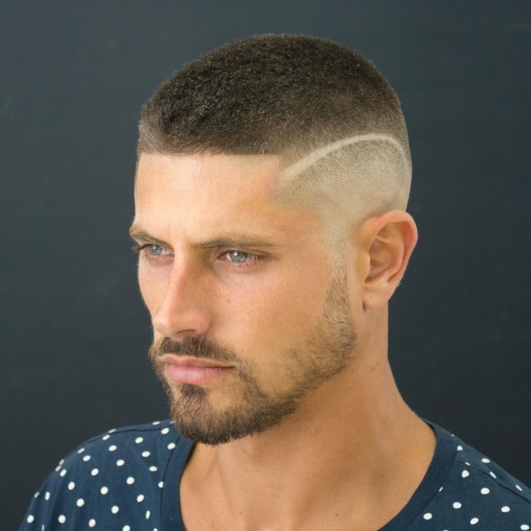 Men's sports hairstyle