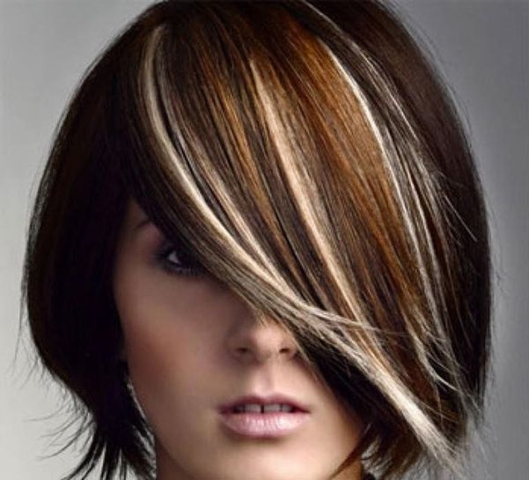 Coloring for short dark hair photo