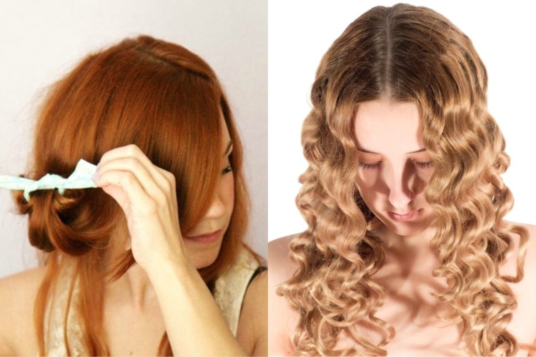 How to make curls without curlers and curling irons at night