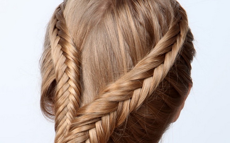 How to braid two side braids of yourself