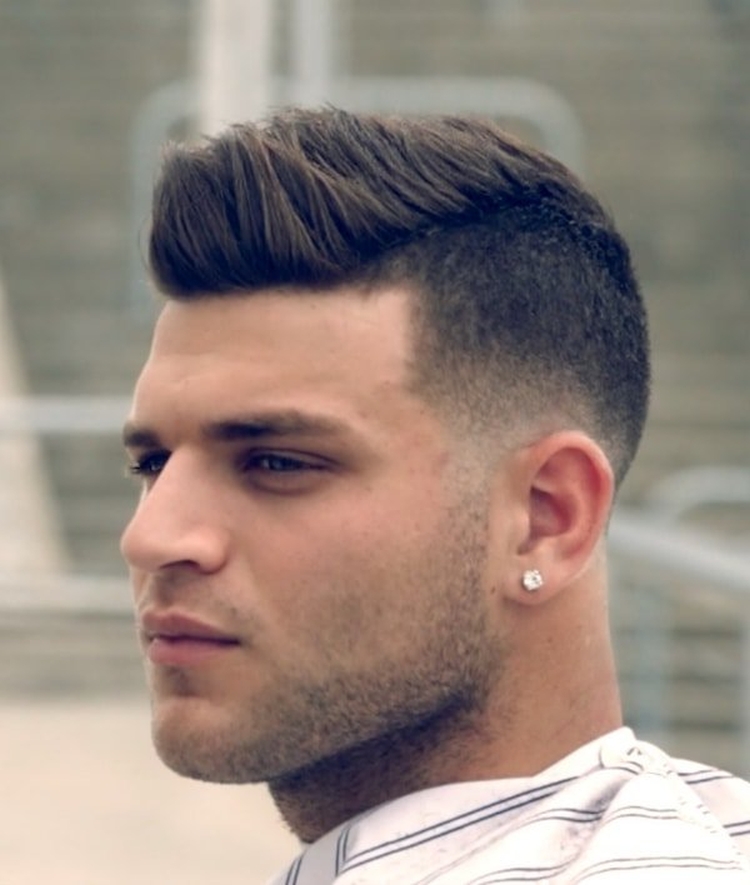 Men's sports hairstyle