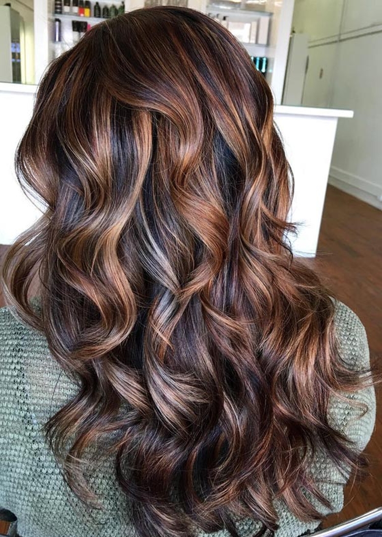 Mahogany hair color photo