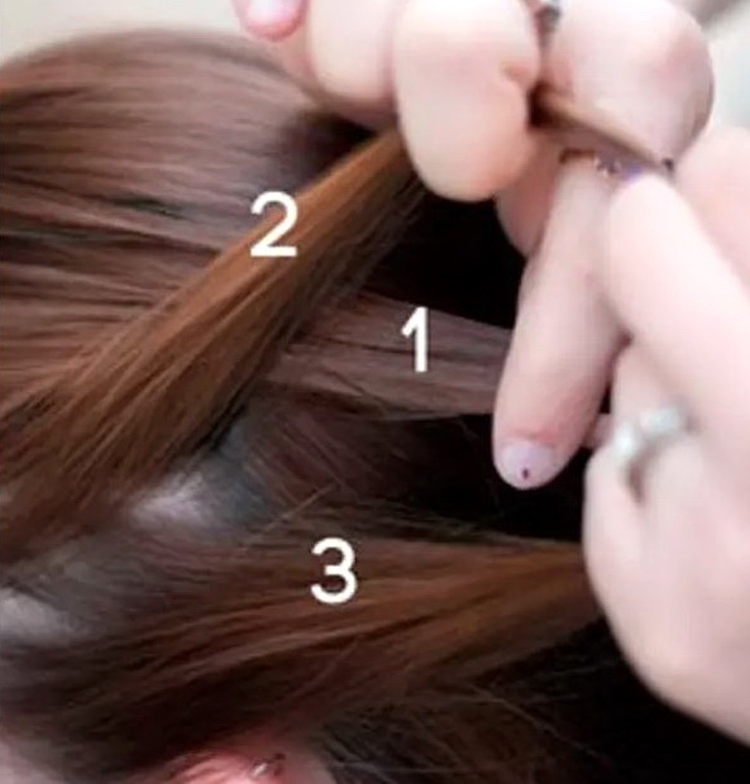 How to braid two side braids of yourself