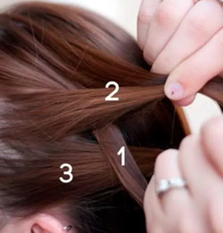 How to braid two side braids of yourself