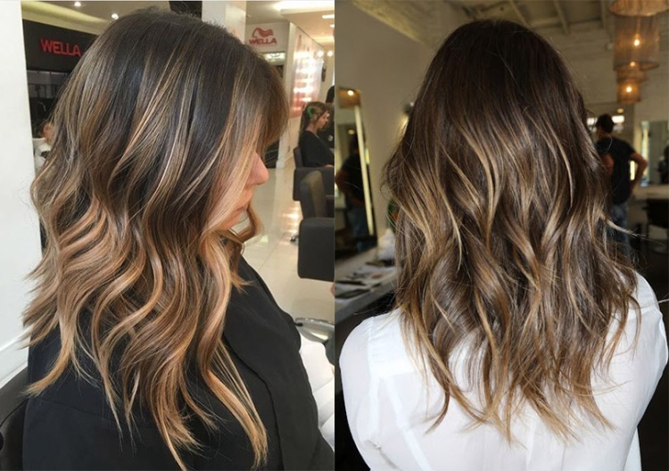 Complex hair coloring for brunettes photo