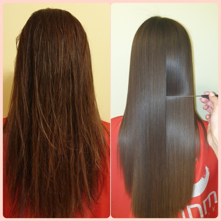 How to do keratin hair straightening at home