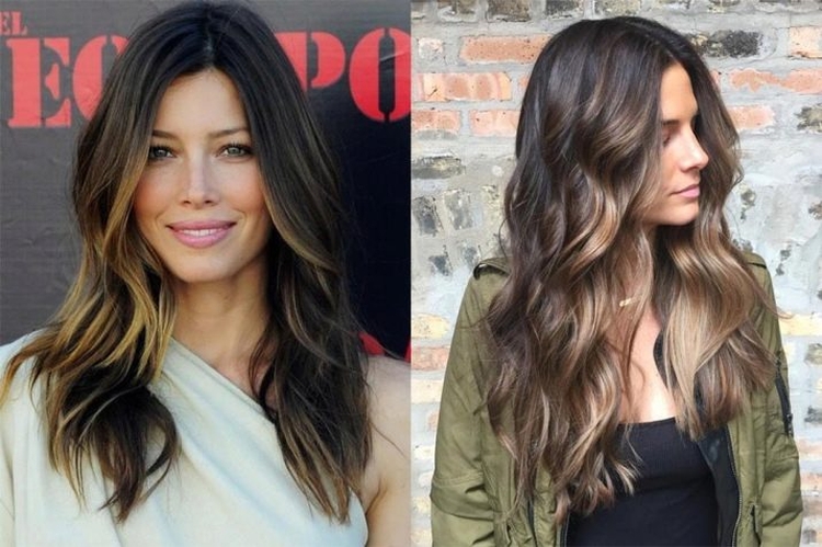 Complex hair coloring for brunettes photo