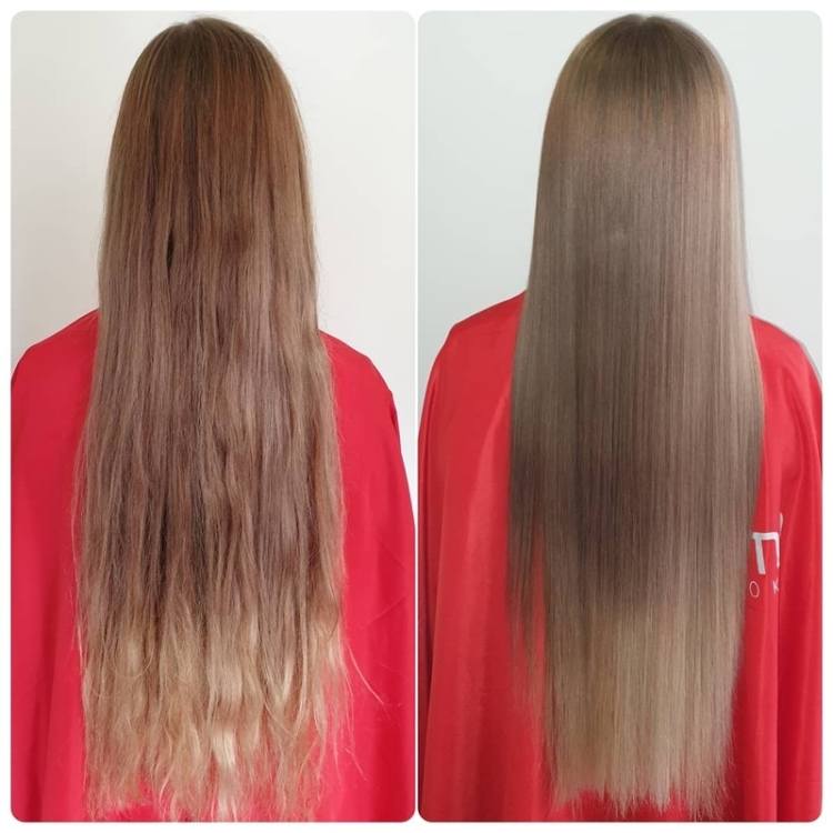 How to do keratin hair straightening at home