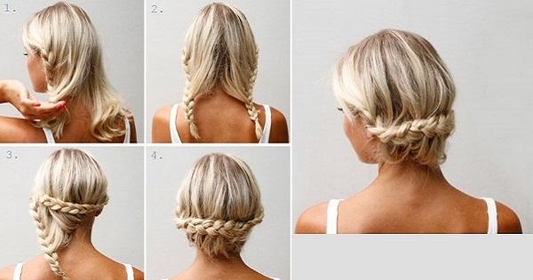 How to braid two side braids of yourself