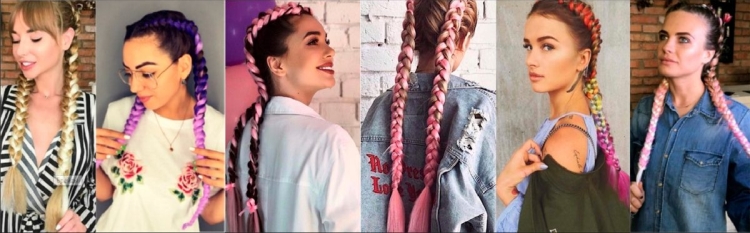 How to braid two side braids of yourself