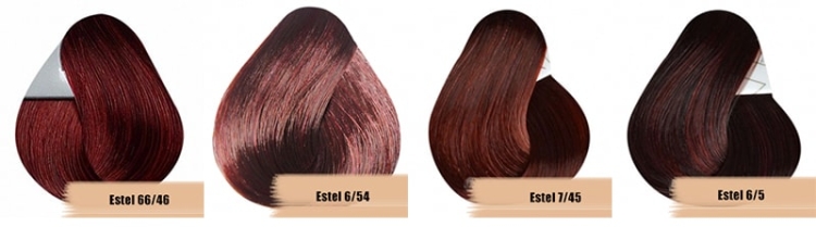 Burgundy hair color