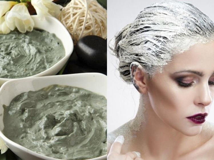 Clay white for hair