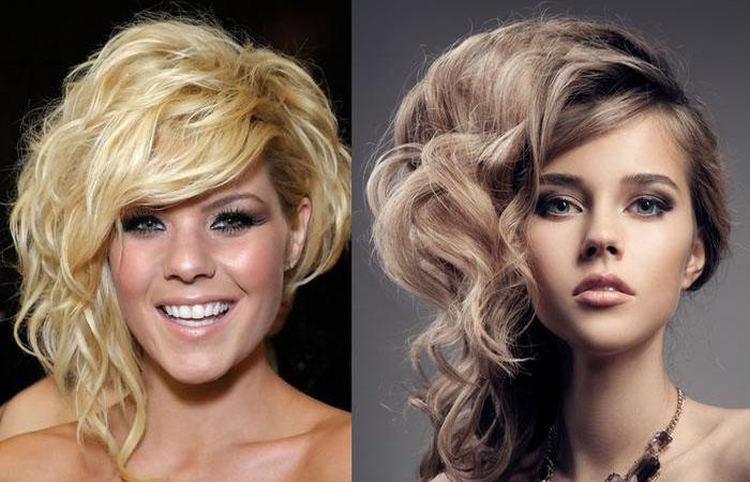 Asymmetrical haircuts for long hair