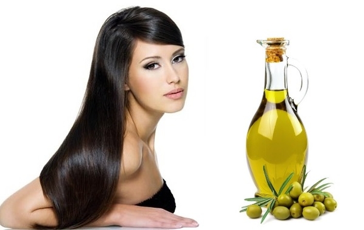 Application of olive oil for hair