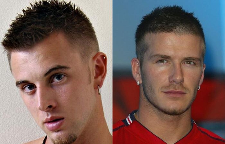 Men's sports hairstyle