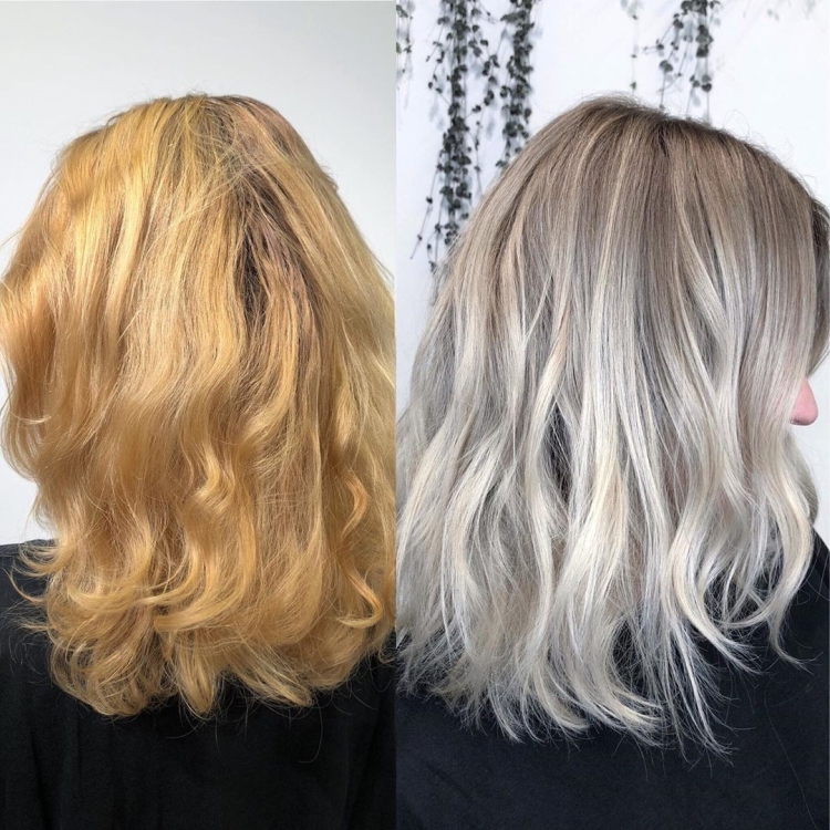 How to remove yellowness from hair after bleaching