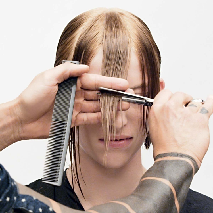 How to profile bangs at home