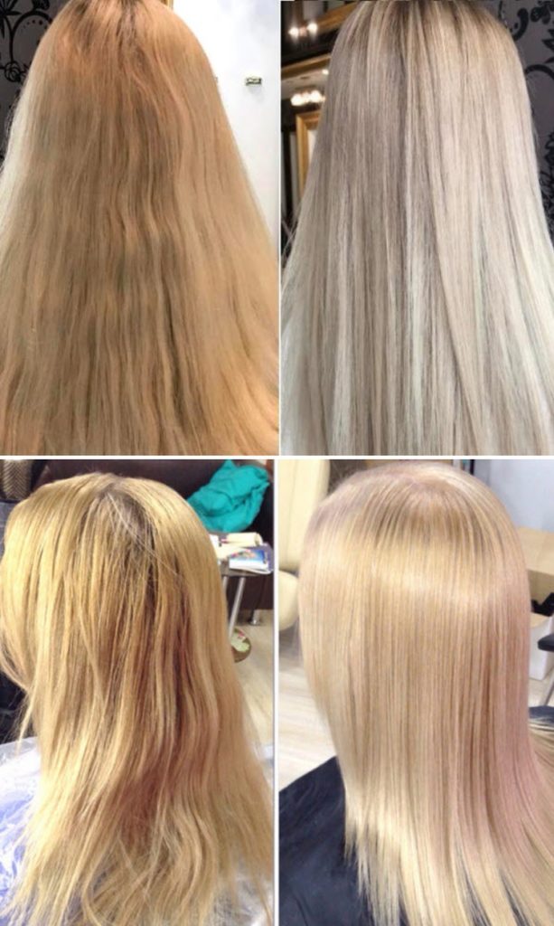 How to remove yellowness from hair after bleaching